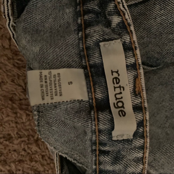 Refugee blue jean mini skirt - Picture 3 of 4